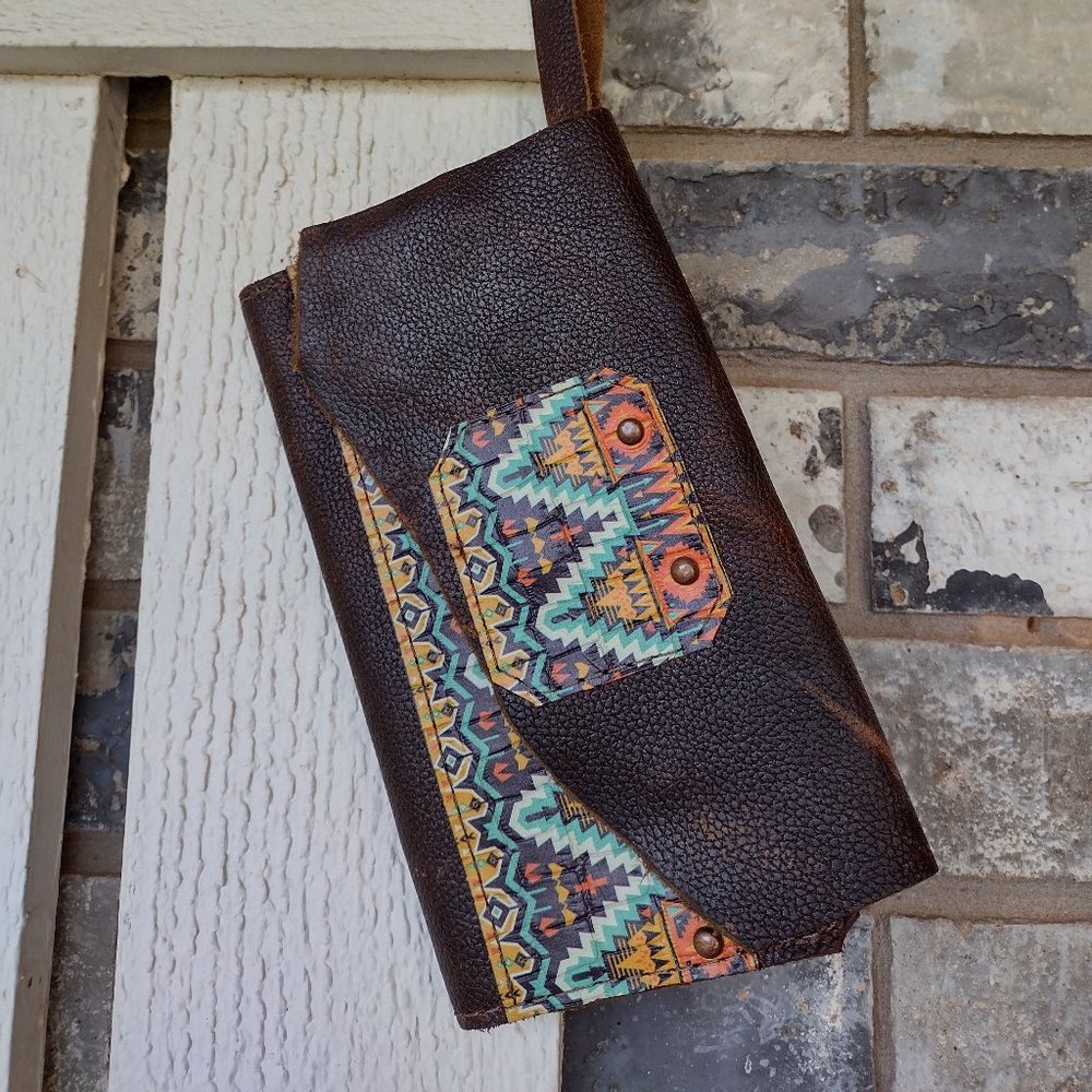 Custom leather wallet